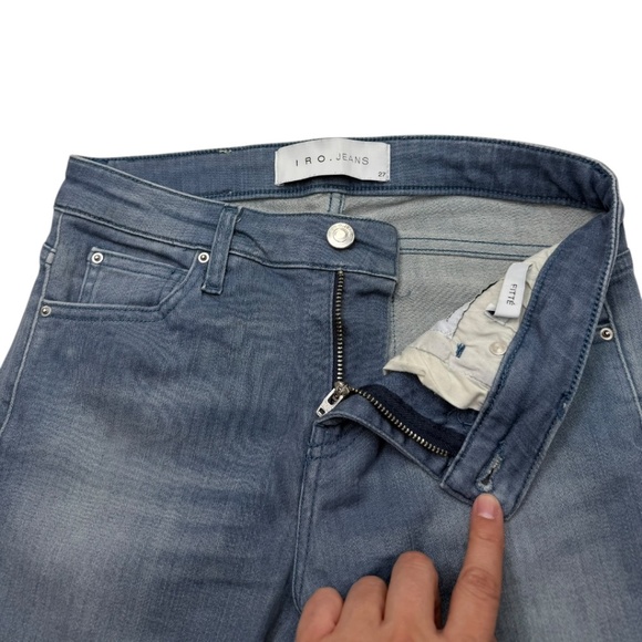 IRO Fitté Skinny Jeans Size 27 Light Wash Lydia - Picture 7 of 13